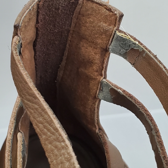 Nine West Ciracon3 Leather Gladiator Wedge Sandal Size 8 - Picture 2 of 9